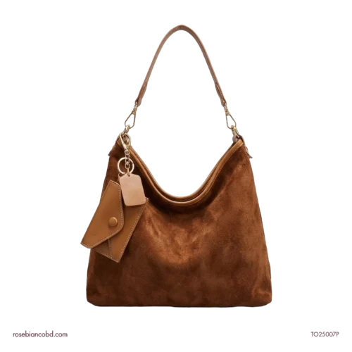Retro Soft Tote - Light Brown