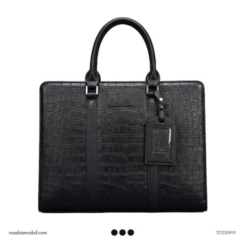 Modern Plaid Briefcase