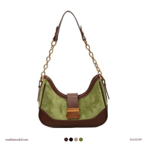 High-End Suede Crossbody