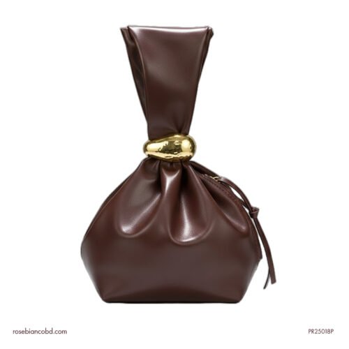 High-End Niche Mini Bucket Bag - Brown